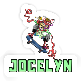 Jocelyn Autocollant Skateur Image