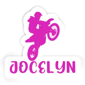 Motocross-Fahrer Sticker Jocelyn Image