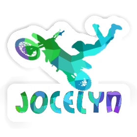 Aufkleber Jocelyn Motocross-Fahrer Image