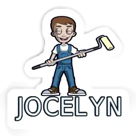 Jocelyn Autocollant Peintre Image
