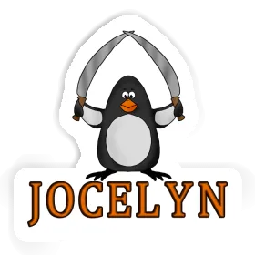 Jocelyn Autocollant Pingouin de combat Image
