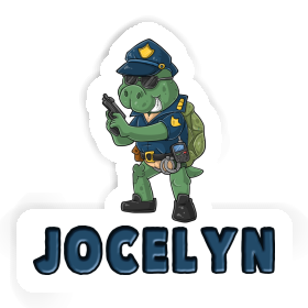 Policier Autocollant Jocelyn Image