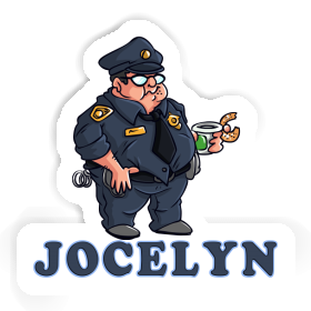 Policier Autocollant Jocelyn Image