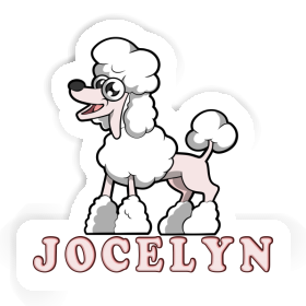 Pudel Aufkleber Jocelyn Image