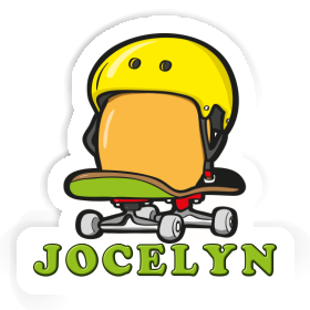 Skateboard-Ei Sticker Jocelyn Image