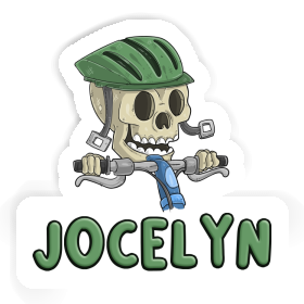 Cycliste Autocollant Jocelyn Image