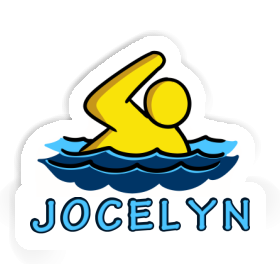 Aufkleber Jocelyn Schwimmer Image