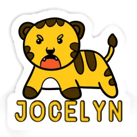 Autocollant Bébé tigre Jocelyn Image