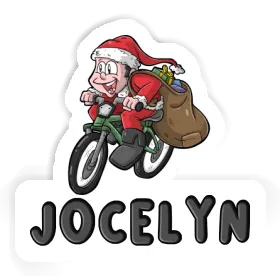 Jocelyn Autocollant Cycliste Image