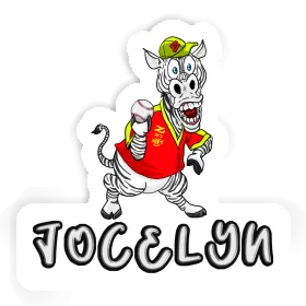 Autocollant Baseballeur Jocelyn Image