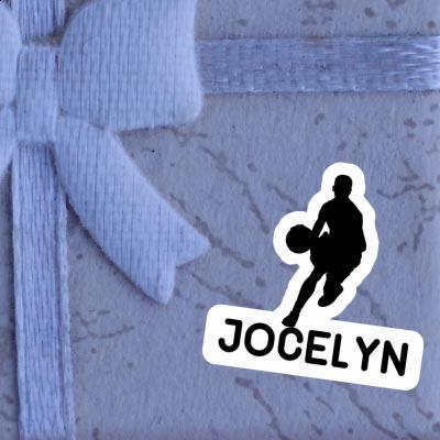 Basketball Player Sticker Jocelyn Laptop Image