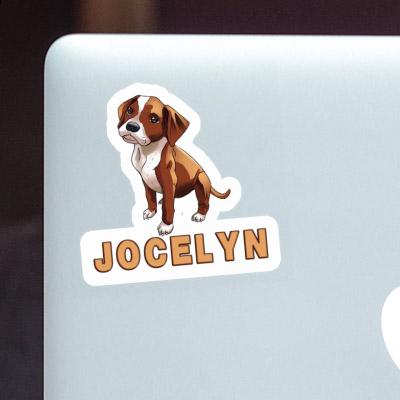 Boxer Dog Sticker Jocelyn Notebook Image
