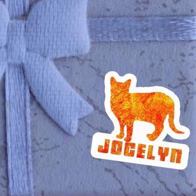 Sticker Jocelyn Cat Notebook Sticker Jocelyn Cat Gift package Image