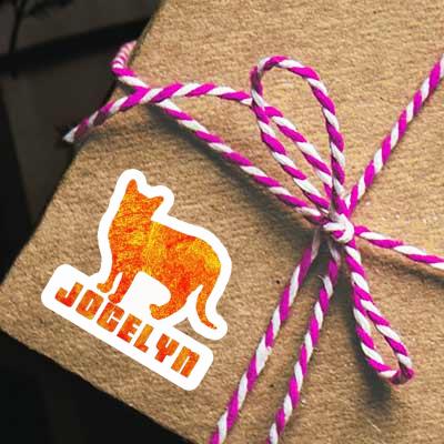 Sticker Jocelyn Cat Laptop Image