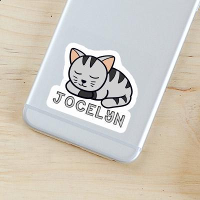 Jocelyn Sticker Cat Notebook Image
