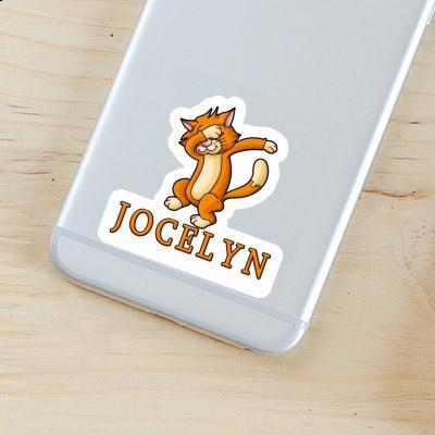 Chat Autocollant Jocelyn Laptop Image