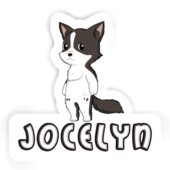 Sticker Border Collie Jocelyn Notebook Sticker Border Collie Jocelyn Gift package Image