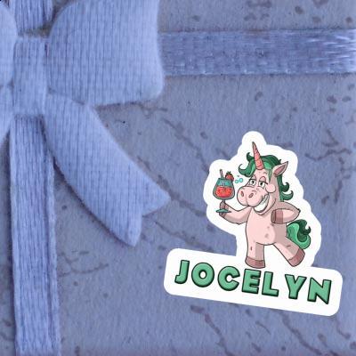 Jocelyn Autocollant Licorne festive Notebook Jocelyn Autocollant Licorne festive Gift package Image
