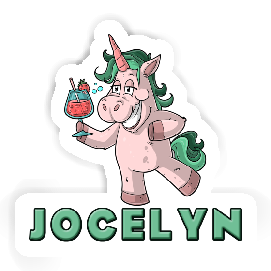 Jocelyn Autocollant Licorne festive Laptop Jocelyn Autocollant Licorne festive Laptop Image