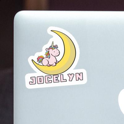 Unicorn Sticker Jocelyn Laptop Image