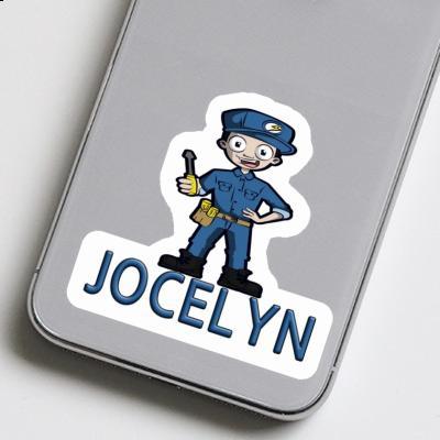 Électricien Autocollant Jocelyn Électricien Autocollant Jocelyn Image