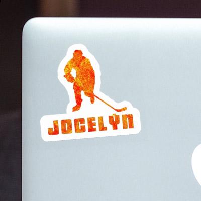 Autocollant Joueur de hockey Jocelyn Image