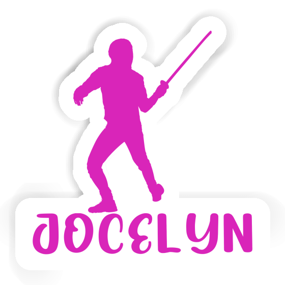 Jocelyn Sticker Fencer Gift package Image