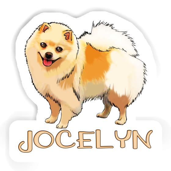 Jocelyn Sticker German Spitz Notebook Image