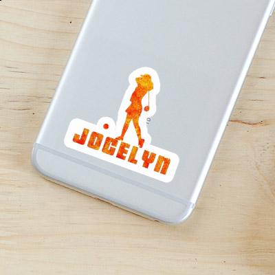 Sticker Golfer Jocelyn Notebook Image