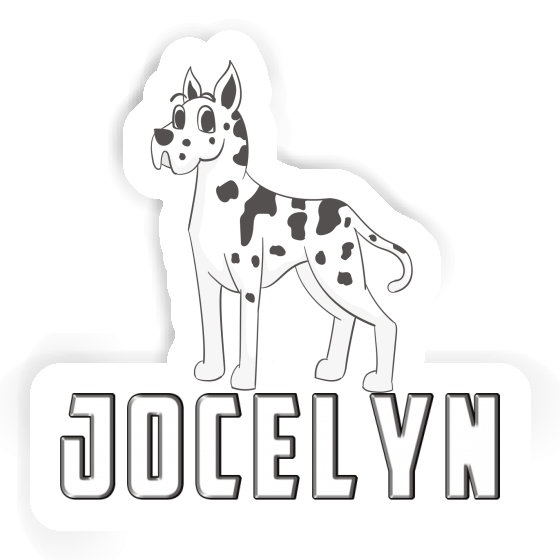 Aufkleber Dogge Jocelyn Gift package Image
