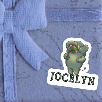 Éléphant Autocollant Jocelyn Image