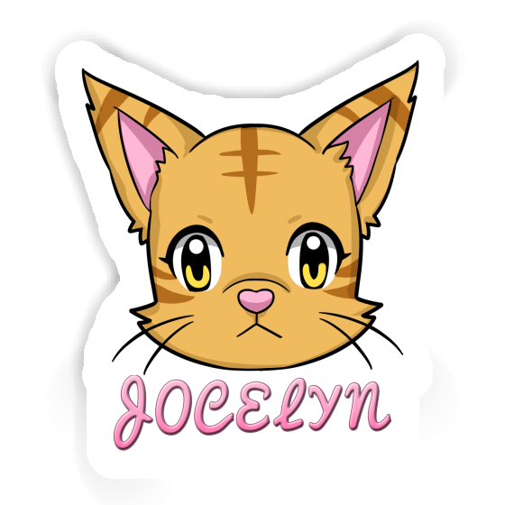 Autocollant Jocelyn Tête de chat Gift package Image