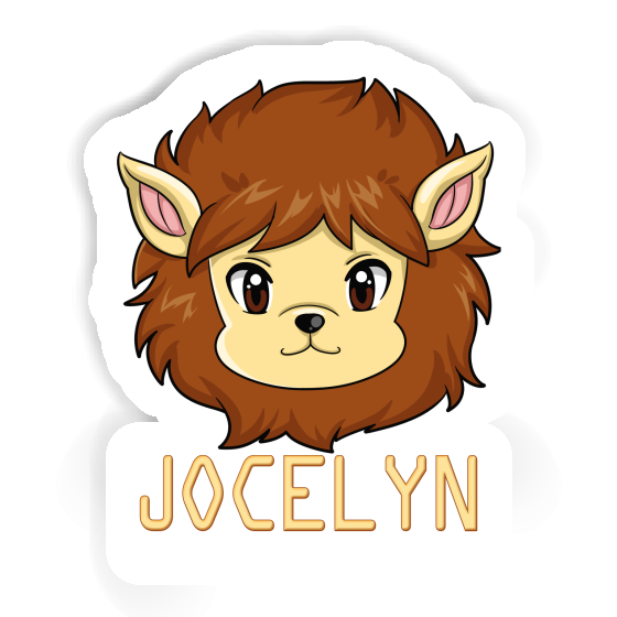 Autocollant Jocelyn Tête de lion Laptop Autocollant Jocelyn Tête de lion Laptop Image