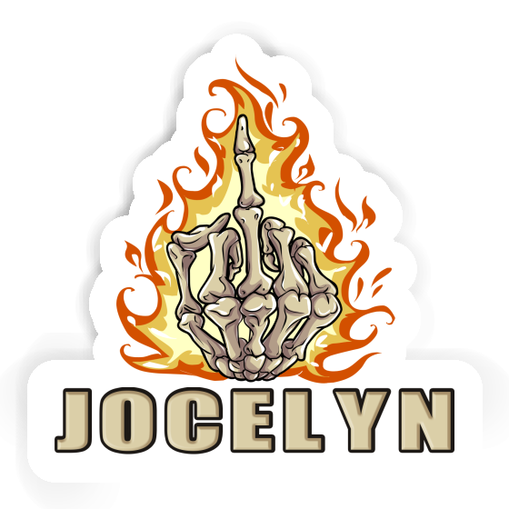 Aufkleber Mittelfinger Jocelyn Laptop Image