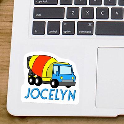 Sticker Mixer Truck Jocelyn Notebook Sticker Mixer Truck Jocelyn Gift package Image