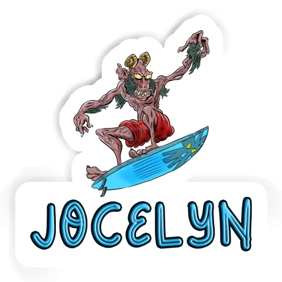 Surfeur Autocollant Jocelyn Image