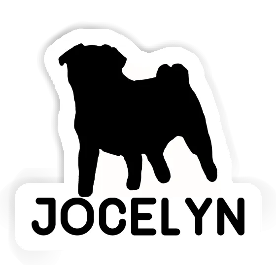 Sticker Jocelyn Mops Gift package Image