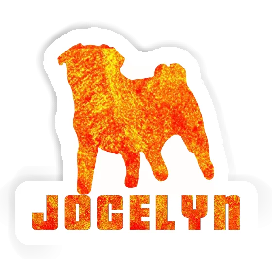 Sticker Jocelyn Pug Gift package Image
