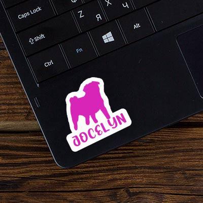 Sticker Jocelyn Pug Image