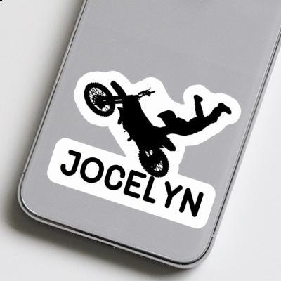 Motocross Rider Sticker Jocelyn Laptop Motocross Rider Sticker Jocelyn Laptop Image