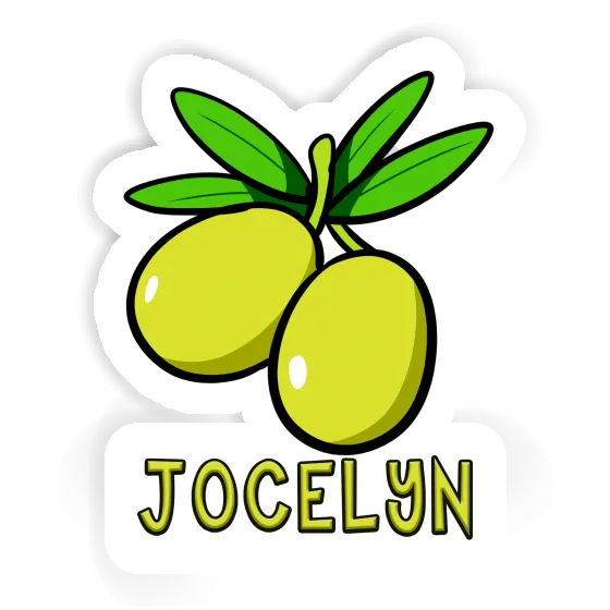 Sticker Jocelyn Olive Laptop Image