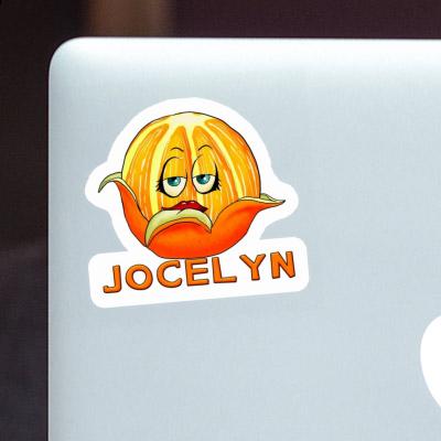 Orange Sticker Jocelyn Gift package Image