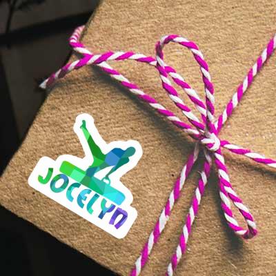 Jocelyn Sticker Gymnast Notebook Image