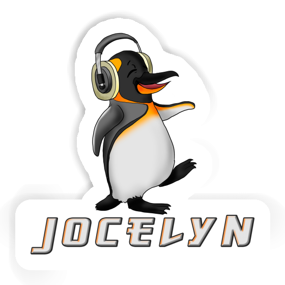 Sticker Jocelyn Music Penguin Notebook Sticker Jocelyn Music Penguin Gift package Image
