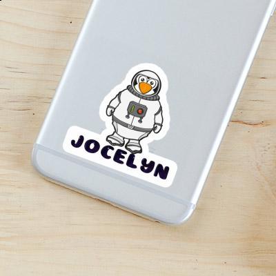 Astronaut Sticker Jocelyn Notebook Image