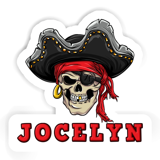 Crâne de pirate Autocollant Jocelyn Laptop Crâne de pirate Autocollant Jocelyn Laptop Image