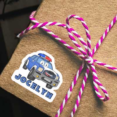 Autocollant Jocelyn Voiture de police Gift package Image