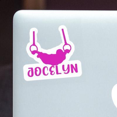 Jocelyn Sticker Ring gymnast Notebook Image
