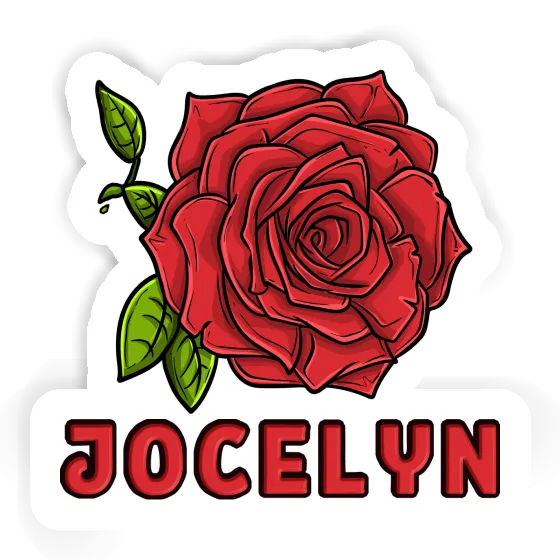 Autocollant Jocelyn Fleur de rose Notebook Autocollant Jocelyn Fleur de rose Notebook Image