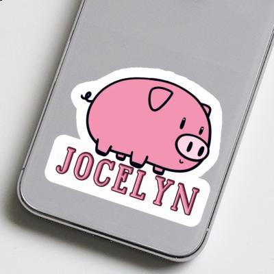 Autocollant Cochon Jocelyn Notebook Autocollant Cochon Jocelyn Gift package Image